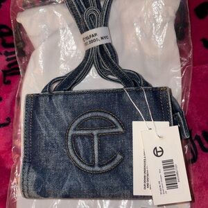 Telfar Women's Denim Logo Jeans